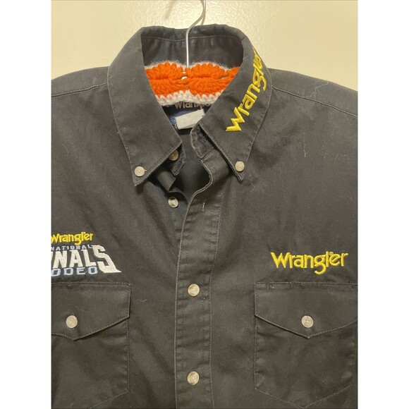 Wrangler 2010 Rodeo PRCA Las Vegas National Finals Western Button Down Shirt - M - Picture 3 of 7